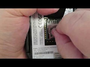 MC55/MC55A Alternate Storage Card Removal