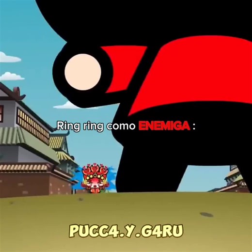 La enemiga de Pucca: Ring Ring en acción