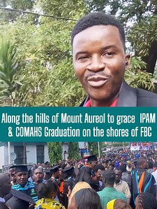 1.4K views · 70 reactions | Along the hills of Mount Aureol to grace IPAM & COMAHS Graduation on the shores of FBC #IPAM #collegeofmedicine #usl #graduation #sierraleonean | D Last Man | Facebook