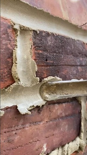 How to tips repointing brickwork ✊ #bricklaying