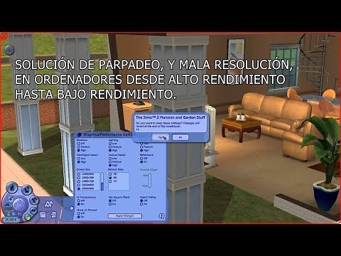 Tutorial Los sims 2-WINDOWS 10 SOLUCIÓN DE PARPADEO, MALA RESOLUCIÓN, EN ORDENADORES GAMING