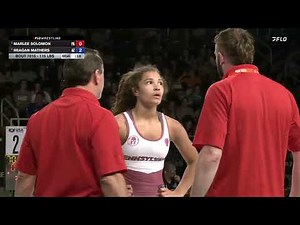 USMC Junior & 16U Nationals | 115 lbs Women’s Freestyle Finals | Marlee Solomon vs Reagan Mathers