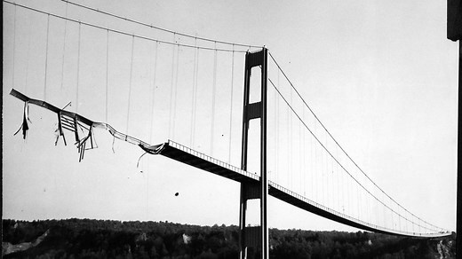 'Galloping Gertie': Looking back at the 1940 Tacoma Narrows Bridge collapse