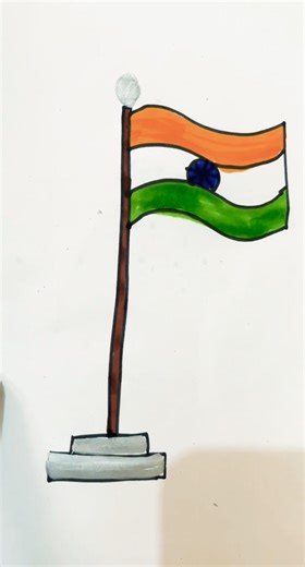 🇮🇳🇮🇳DRAW Your Own National Indian Flag Today#shorts #ytshorts #viralvideo #trendingnow