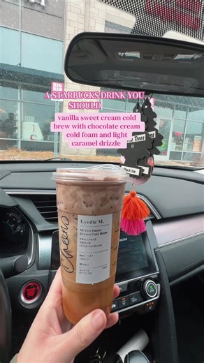 Delicious Starbucks Drink to Try: Vanilla Sweet Cream Cold Brew