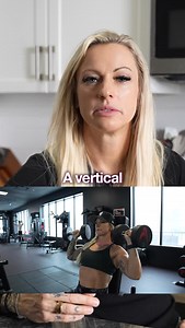 A vertical push works the shoulders, triceps and upper chest. Which is your favourite variation? #weightloss #fitover40 #sixpack #parents | Xtine Cardenas