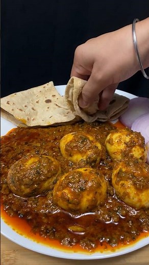 Dhaba Style Egg Curry ASMR Cooking | #shorts #food #cooking #recipe #eggcurry #egg #nonveg #viral