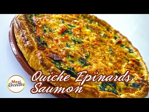 Recette Quiche Epinards Saumon à la Pâte Feuilletée