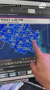 WINTER ALERT: Up to 2 inches of snow possible around DC Friday