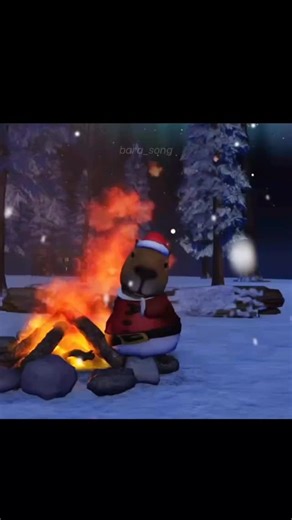 capybara_is_life on Instagram: "징글벨 징글벨~ #Repost @bara_song #노래 #플레이리스트 #오노추 #카피바라 #크리스마스"