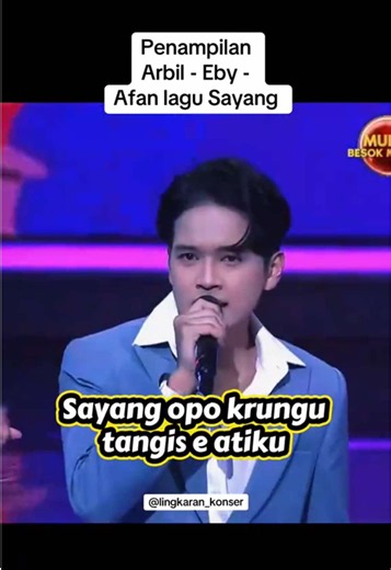 Sayang Versi Arbil Afan Eby - Lagu Sayang Opo Kowe Krungu (Live)