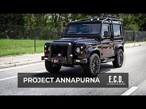 Custom Barolo Black Defender 90 is LS Powered | Project Annapurna | D90