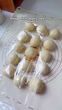 No Mixer! Super Easy Honey Crispy Bottom Mini Buns Recipe