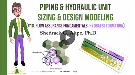 #pipesizing #linesizing #pipelinesimulation #aspenhysys #processengineering #chemicalengineering #oilgasengineering #flowassurance #gashydrates #hydrates #hydratesformation #plugging #pressuredrop… | Shedrack G. Akpe, Ph.D.