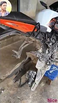 KTM RC 200 Chain Spocket Coupling Robot #Rauf