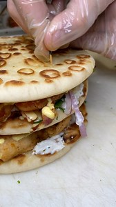 Fried Chicken Pita Club Sandwich 🔥 | Foody Fetish