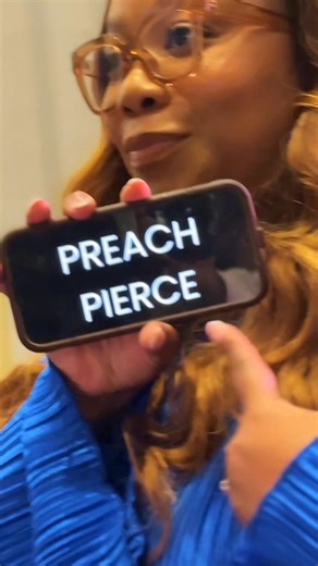 Our Pastor often says “Preach Pierce” during his message. We love this Charda Shelton! | Carter Memorial Church of Baltimore-COGIC