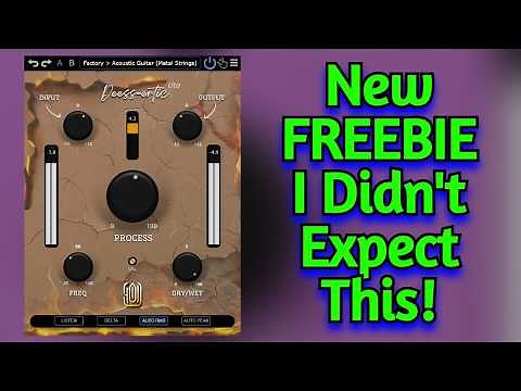 The New FREE Plugin I Didn’t Expect to Be This Good! - Deess-ertic Lite By Garuc Audio
