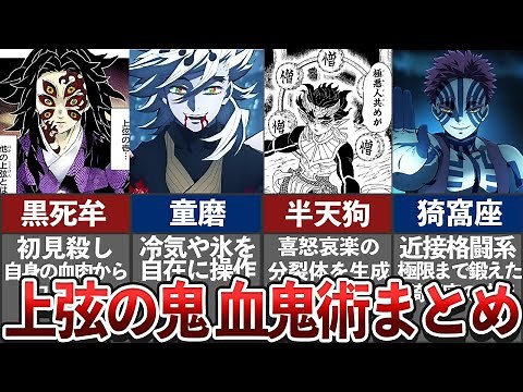 十二鬼月”上弦の鬼”の血鬼術まとめ！【鬼滅の刃（きめつのやいば）考察】