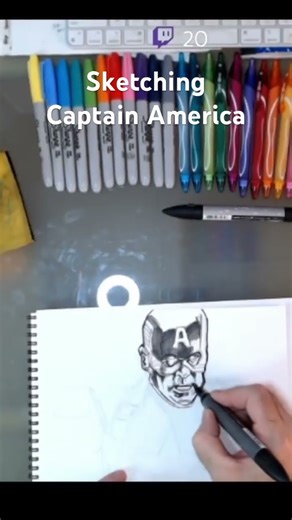 #sketching #captainamerica #marvel #drawing #sketch #endgame