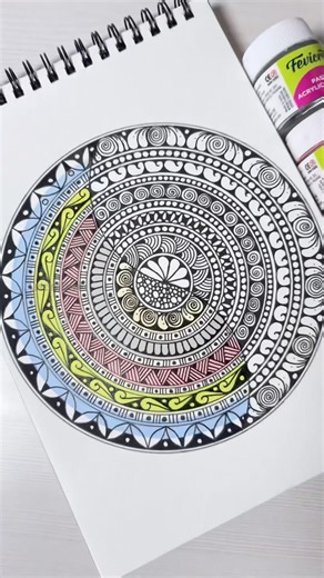 Unique Mandala Pattern For Beginners🌸🎀