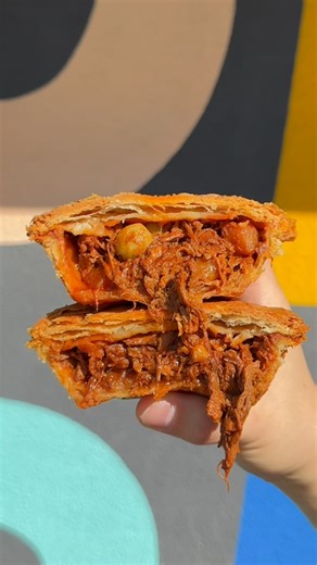 🌶️🥧 Red Chile Pork returns Monday, 12/1 and we could not be more excited! This pie is inspired by Mama Tinah’s beloved tamal filling recipe, made the way she has always made it. We build the salsa from scratch using dried red chiles like Japones, Nuevo México, California, and a little chile de árbol for subtle heat, then slow braise pork shoulder until it is tender and full of flavor. Add red potatoes, Spanish olives, and our signature all-butter crust and you get one of our most loved pies of