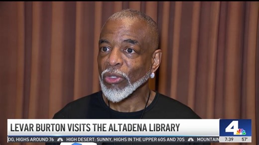 'Reading Rainbow's' LeVar Burton hosts event at Library affected by LA wildfire
