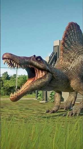 T-Rex Vs Spinosaurus | Jurassic World Evolution 2