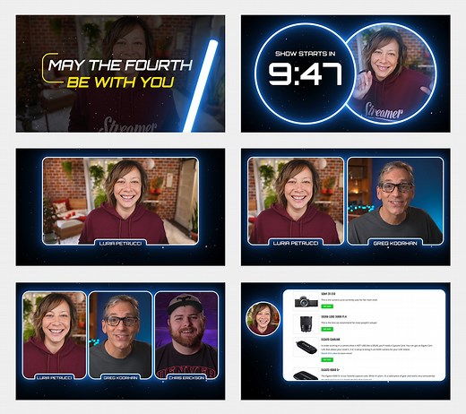 Animated Sci-fi Overlays   Countdown Timers for OBS, Ecamm Live, and v