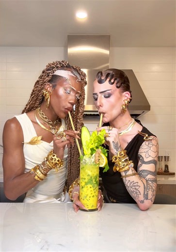 Refreshing Olive Oil Spicy Lemon Ginger Turmeric Green Tea Loaded Water Herb Tonic #asmr #asmrcooking #asmrfood #loadedwater