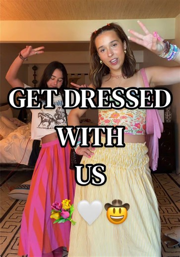 #seatgeekpartner get dressed with us for the last day!! 🤠💐🤍 #festival #getdressedwithme #fit #ootd @SeatGeek