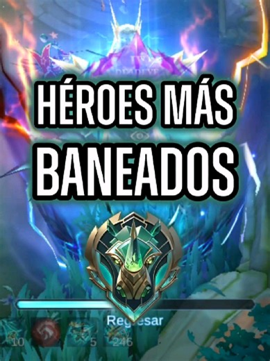 HÉROES MÁS BANEADOS EN EPICO 🫠 #mlbblatam #mobilelegendsbangbang #mobilelegends #mlbb #infamous