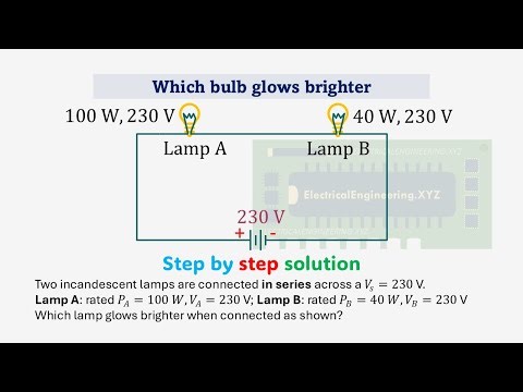 Bulb Circuit 2 #electricalengineeringxyz