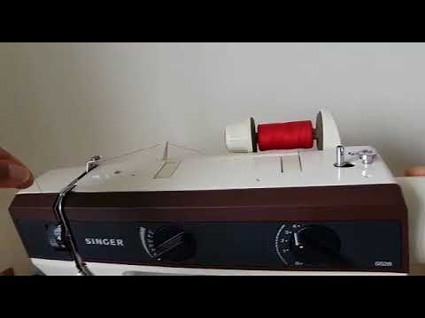 SINGER 5528 THREADING AND STITCH DEMO