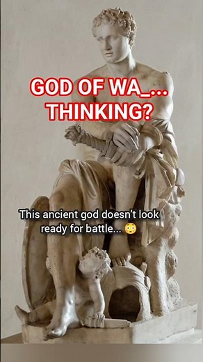 Why Is this God Sitting So Calmly? 😳 #arthistory