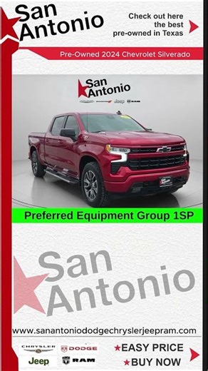 Pre-Owned 2024 Chevrolet Silverado 1500 RST 4WD