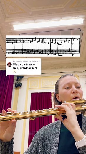 Orchestra Rehearsal with Flute and Piccolo Players