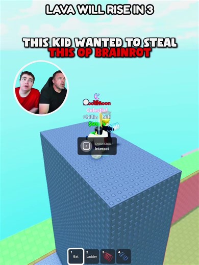 No WAY HIS Dad STOLE This OP Brainrot In Survive LAVA For Brainrot #sammy #roblox #survivelavaforbrainrot