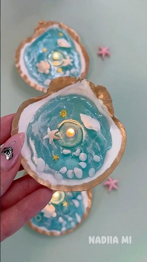 Seashell Candle DIY 🌊 Ocean Inspired Aesthetic Candle ✨