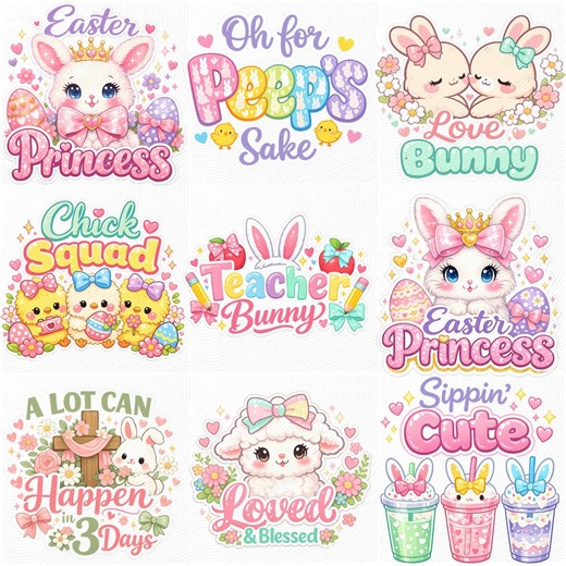 9  Easter Mega Bundle Png, Easter Png Bundle, He is Risen Png, Easter Kids Png Bundle, Mama Easter Vibes Png, Hoppy Easter Babe Png - Etsy