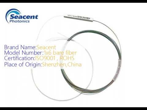 Fiber Optic PLC Splitter 1x6 Bare Fiber G657A1