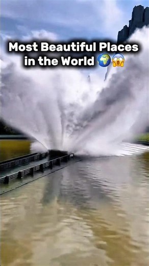 💦 This Water Splash Looks Absolutely Unreal! 😱 | Most Beautiful Places in the World #shorts