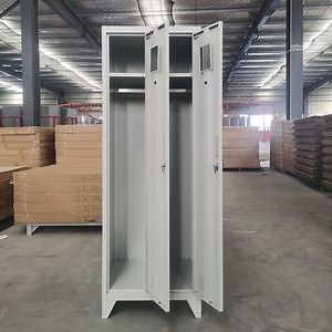 [Hot Item] 2 Door Metal Locker with Feet Gym Swimming Pool Office Staff Locker
