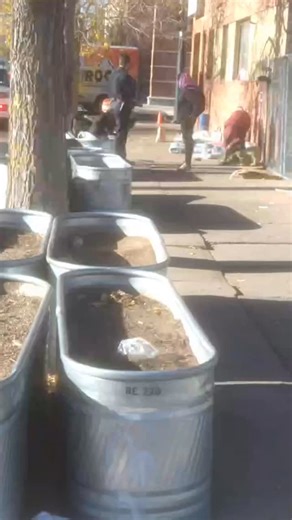 See video of daily routine of cops forcing people sitting in the area of 22nd and stout to “move along.” This cop approached 8 houseless people with only a little gear sitting there just surviving and focused them to leave. How is this no more sweeps mayor Johnston?? #endthesweeps | Housekeys Action Network Denver