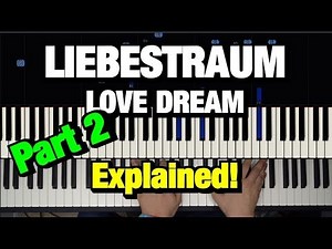 Liszt Liebestraum No 3 Love Dream Piano Tutorial - How to Play Lesson (Liebesträume) (Part 2 of 4)
