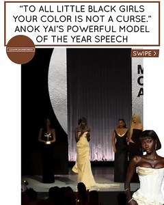 74K views · 7.3K reactions | Anok Yai accepted her Model of the Year...