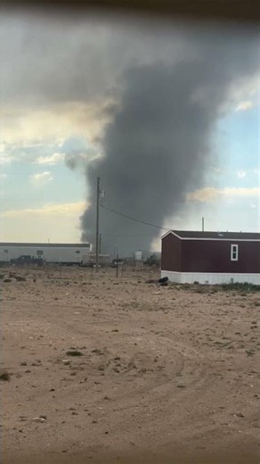 Massive West Texas Fire Spawns Tornado-Shaped Smoke Plume