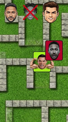 “Ronaldo in the Maze! Can He Escape from His Demon Teammates? 👹” #maze #ronaldo