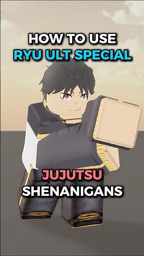 HOW TO USE RYU ULTIMATE SPECIAL in Jujutsu Shenanigans #roblox #jujutsushenanigans
