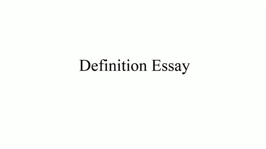 [Essay] How to write a definition Essay